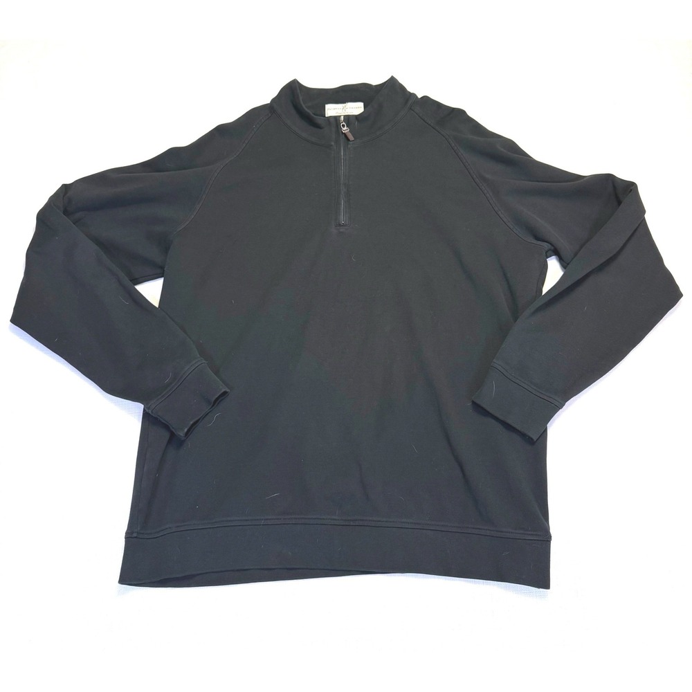 VTG Y2K Fairway & Greene Men's XXL Quarter Zip Pima Cotton Golf Pullover LOGO